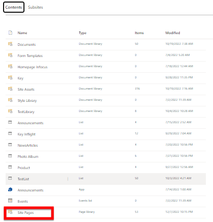 How To Access SharePoint Page From A SharePoint Site