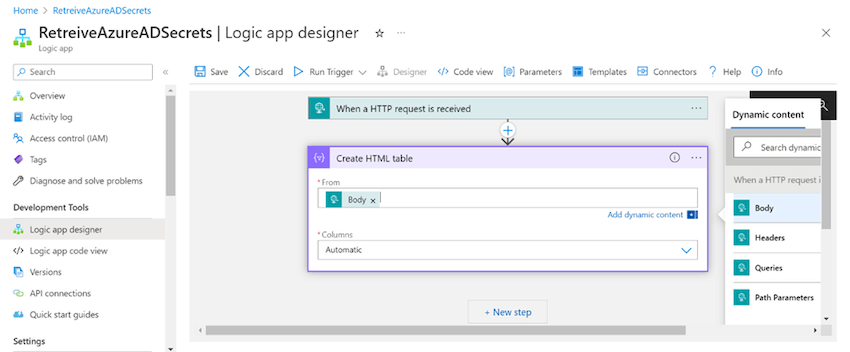 Azure Logic App as a Connector to send notification