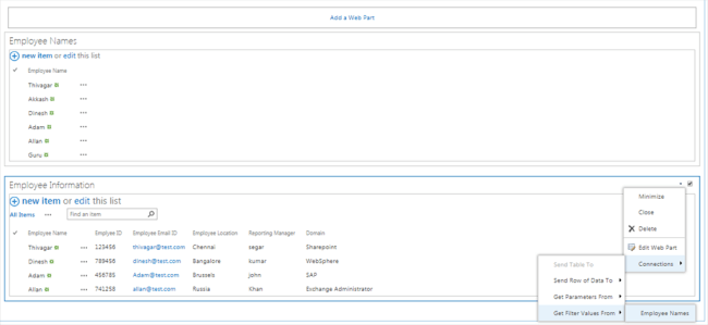 Create List Relationship By Using Unique Value