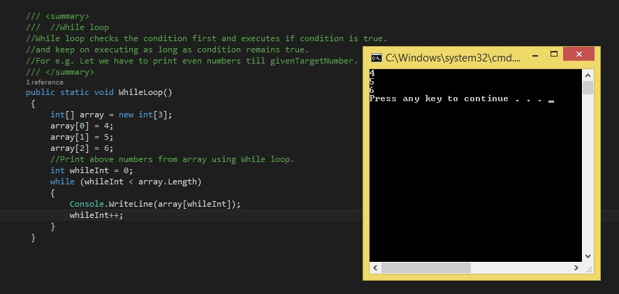 Loops In C#