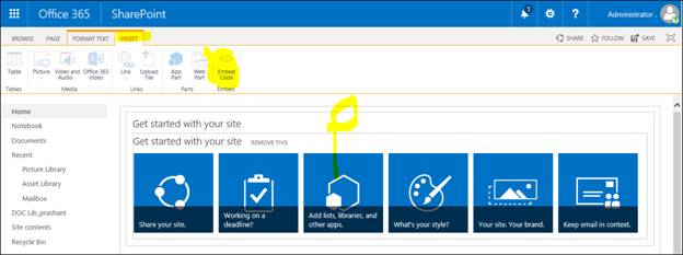 add html page to sharepoint