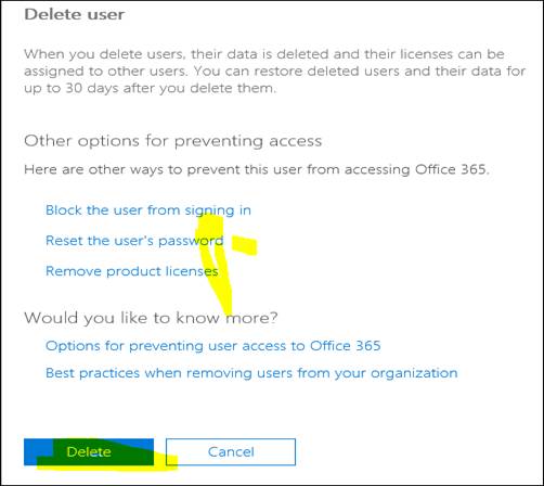 How To Remove Former Employee’s License And User Account On Office 365