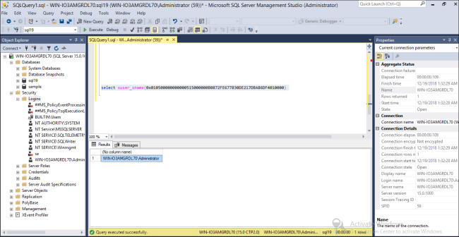 Forensic Analysis of Users Who Performed Certain Transactions on Database