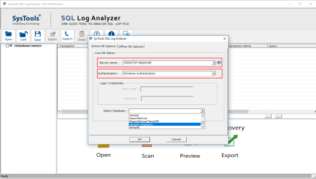 Forensic Analysis of Users Who Performed Certain Transactions on Database