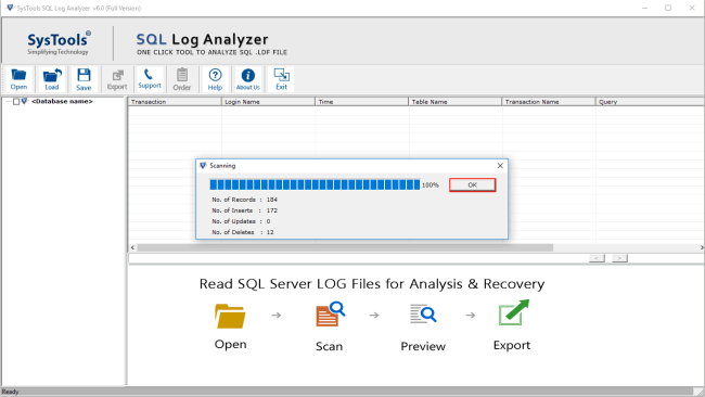 Forensic Analysis of Users Who Performed Certain Transactions on Database