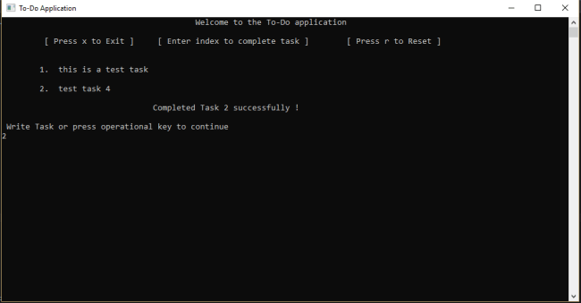 Persistent To-Do Application