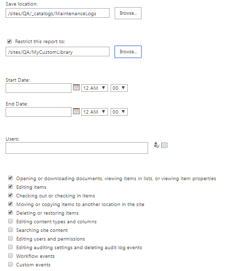 Audit Log and Usage Report - SharePoint Online