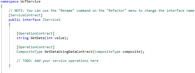 Create WCF Service In Visual Studio 2017