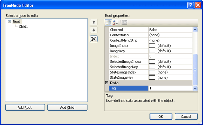 right click treenode to display menu right click treenode to display menu