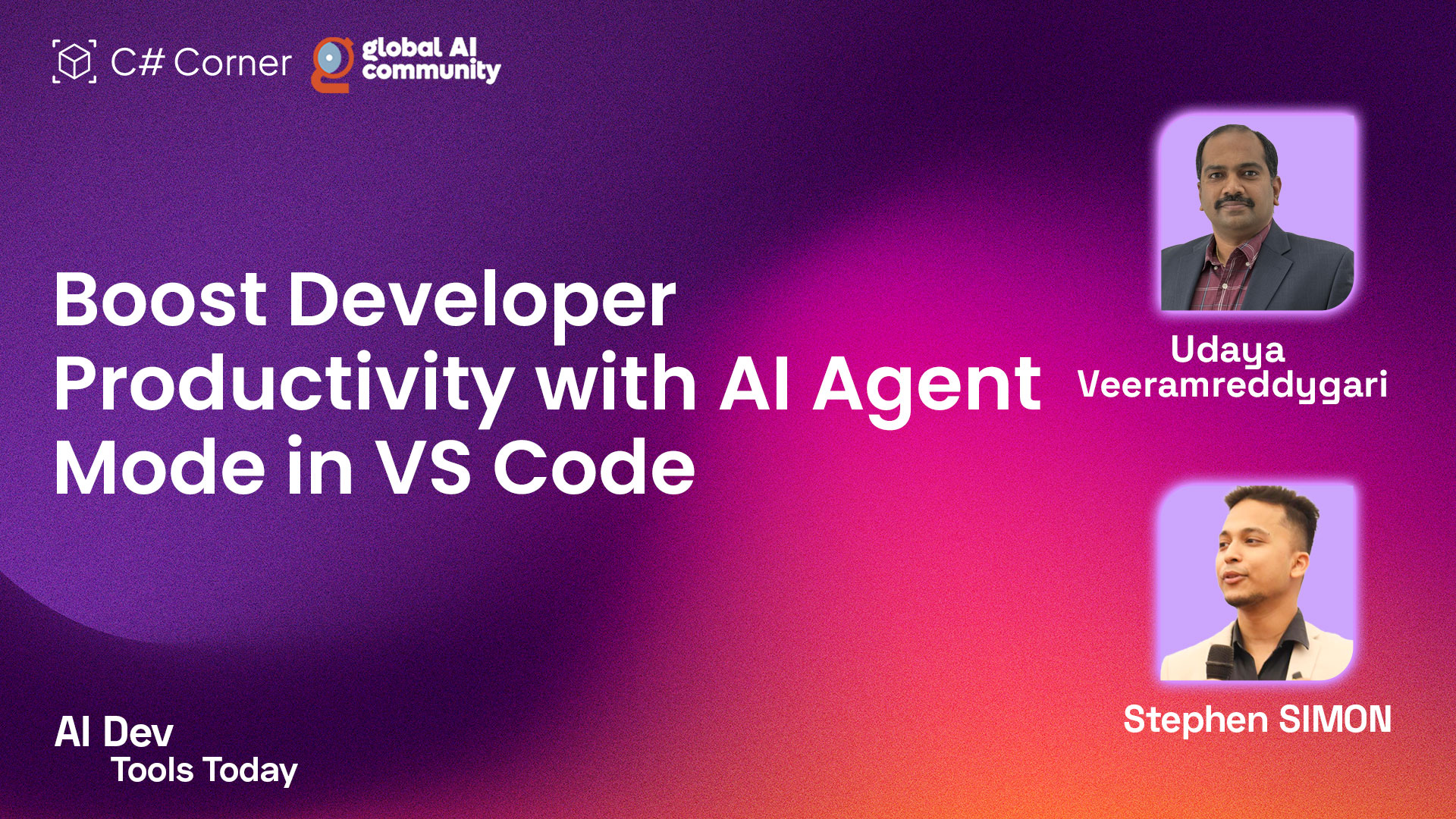Boost Developer Productivity with AI Agent Mode in VS Code - AI Dev Tools Today Ep. 4