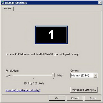 Figure 1. Display Settings Dialog