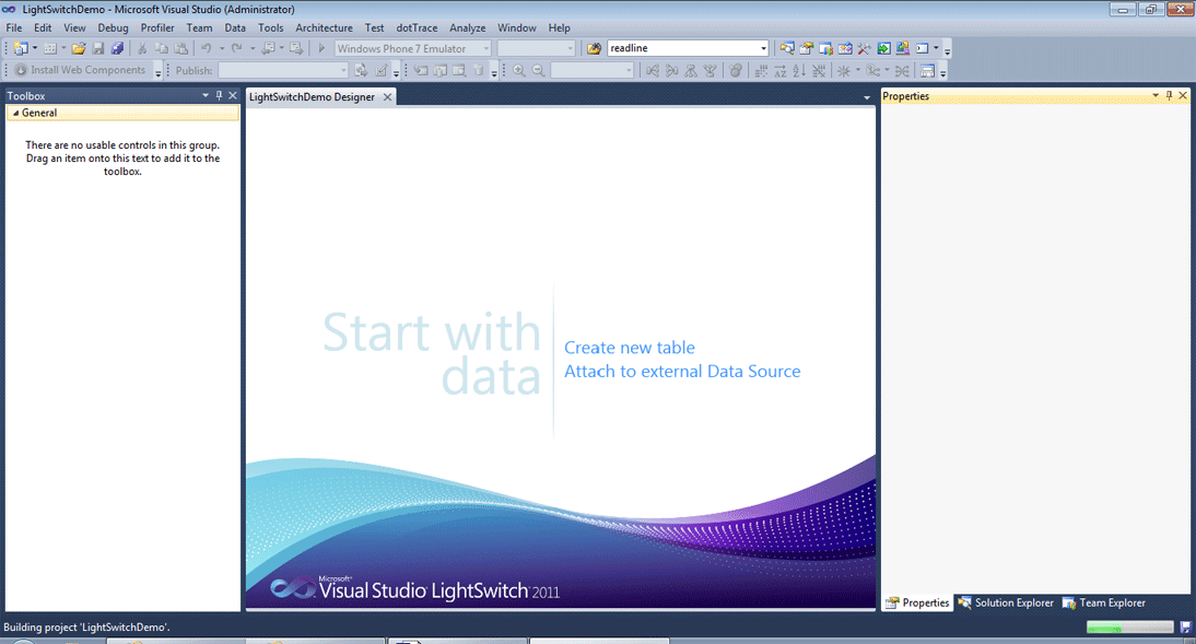 LightSwitch Designer