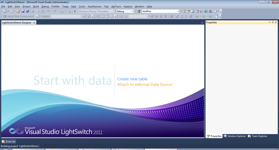 LightSwitch Designer