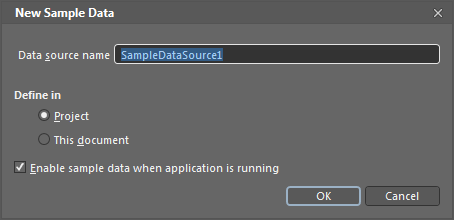 Blend sample datasource