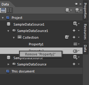 sample datasource in Blend
