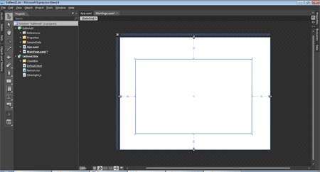 XML area in Expression Blend