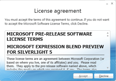 Expression Blend Preview for Silverlight 5 