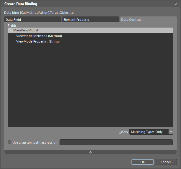 Data binding in MVVM