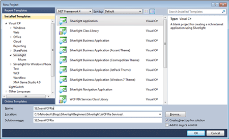 Silverlight 5 WCF RIA Services
