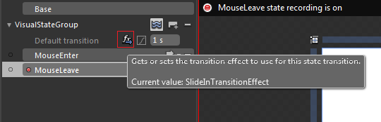 add visual state in expression blend