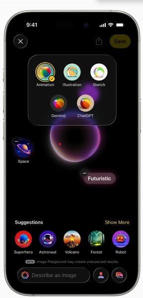 Genmoji and image playground