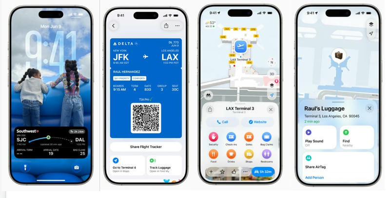 Apple made travelling easy