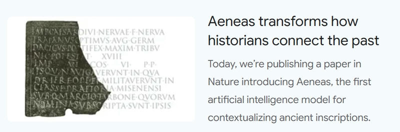 Historioans connect the past