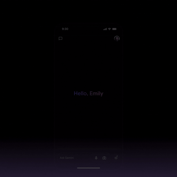 Google gemini app for iOS
