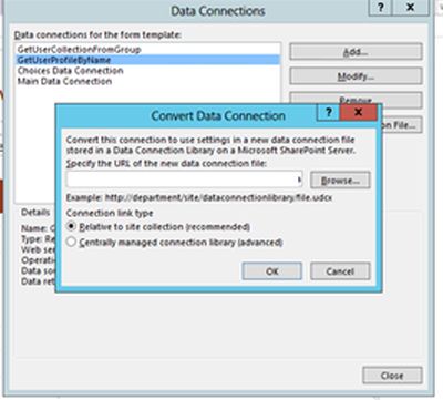 Convert to Connection file1