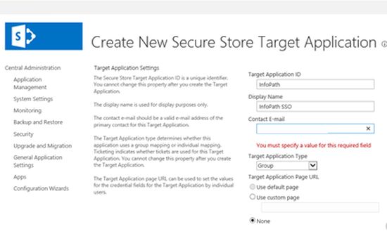 Creating Secure Target Application