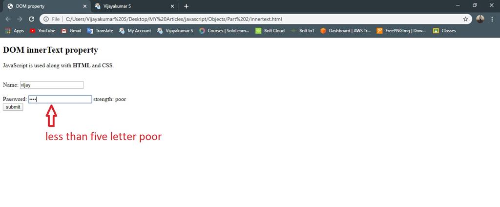 Document Object Model in JavaScript - Part Two