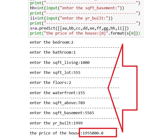 House Price Prediction In Machine Learning Using Jupyter Note Book