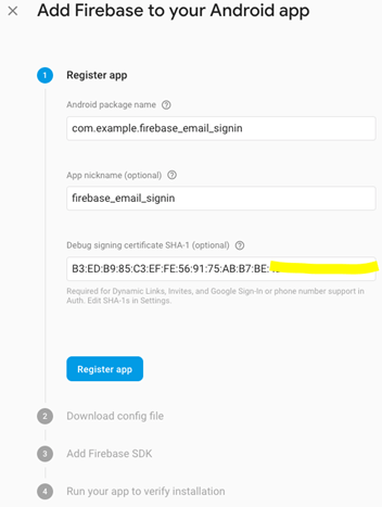 Google Firebase Email and GooglePlus Login in Flutter