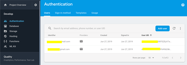 Google Firebase Email and GooglePlus Login in Flutter