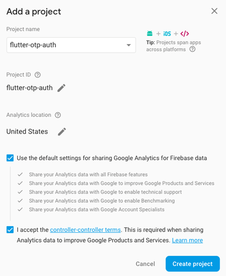 OTP Authentication in Flutter using Firebase