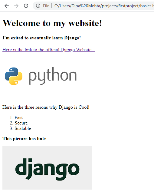 Django Bootcamp?? With Atom Editor