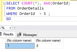 SQL COUNT Statement