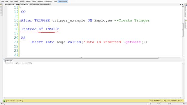 After Trigger vs Instead of Trigger in SQL Server