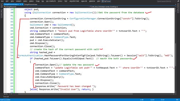 Change the MD5 Hashed Password of a Valid User