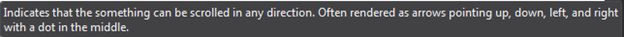 all scroll tool tip