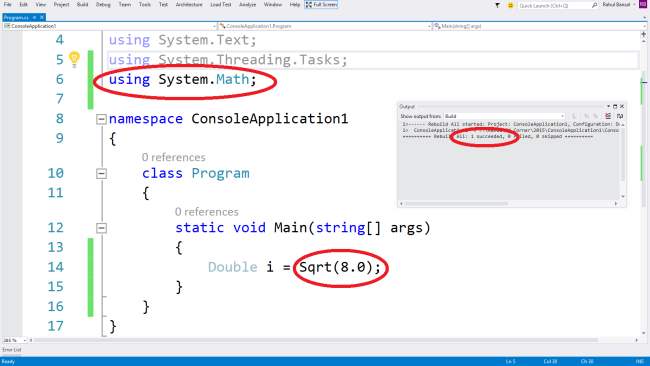 Easy to Access Static Methods in C# 6.0