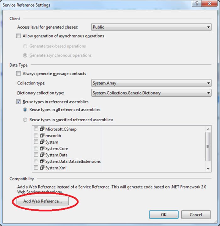 How to Access a Web Service in Console Application