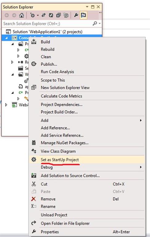 How to Access a Web Service in Console Application