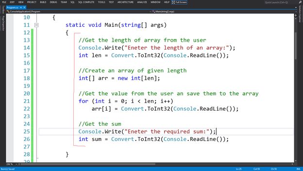 How to Get the Subsets From an Array That Are Equal to Input Value