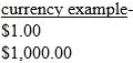 Currency