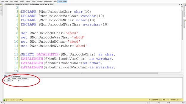 Understanding the Memory Consumed By Char, Varchar, Nchar and Nvarchar ...
