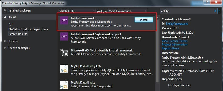 EntityFramework