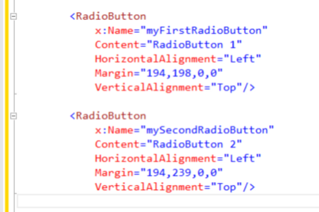 RadioButton