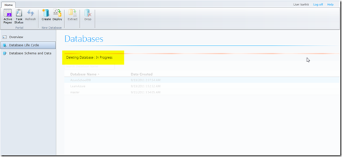 deletion action  in SQL Azure Q2