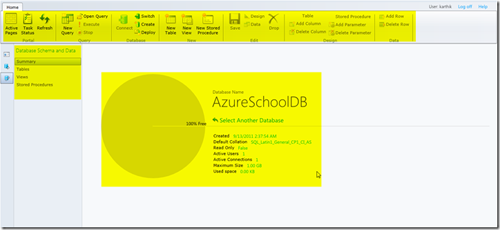 SQL Azure Q2  database